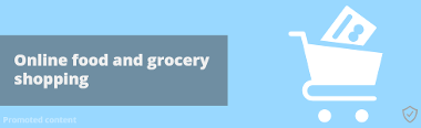 Online Food Shopping Banner