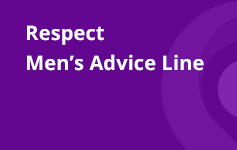 Respect Men's Advice Line Logo