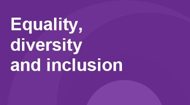 Mind The Gap Equality, Diversity and Inclusion Button. Links To A Page Containing Equality, Diversity and Inclusion Information