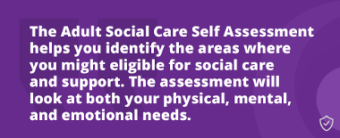 Adult Social Care Assessment - Identify Needs Promotional Quote