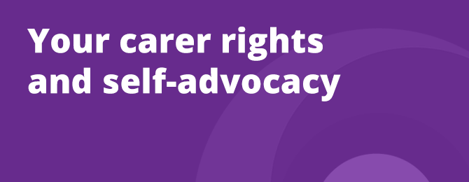 Rights Self Advocacy Caring For Carers Panel