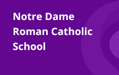 Notre Dame Roman Catholic School Banner