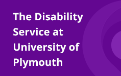 The Disability Service at University of Plymouth Banner