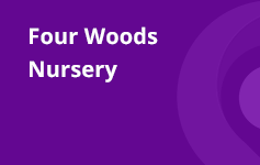 Four Woods Nursery Banner