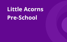 Little Acorns Pre-School Banner