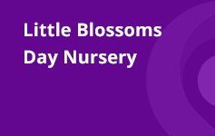 Little Blossoms Day Nursery Banner