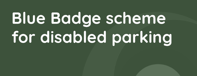 Blue Badge Scheme For Disabled Parking Panel