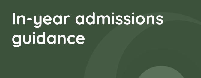 In Year Admission Guidance Panel