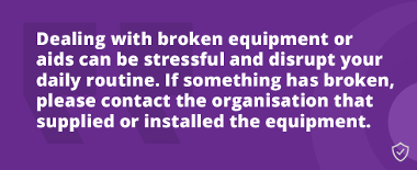 Broken Equipment and Repairs Quote