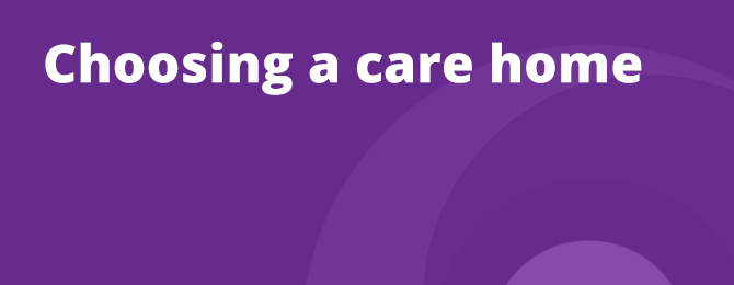 Choosing A Care Home Panel