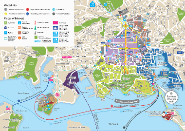 Visit Plymouth City Map